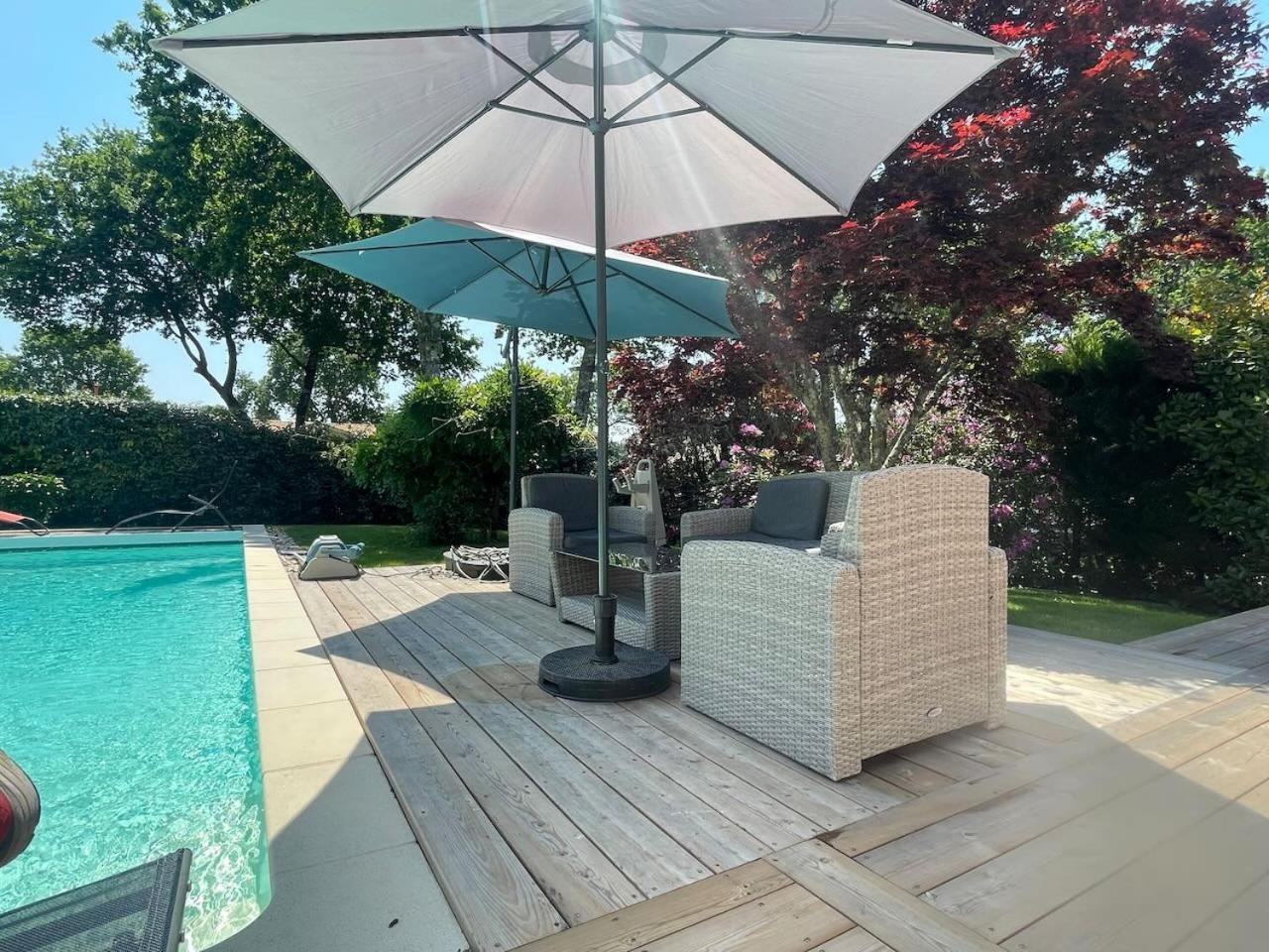 Villa Avec Piscine Andernos Les Bains Екстер'єр фото